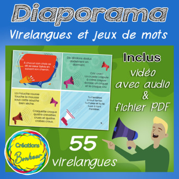 Preview of Virelangues et exercices de diction en français