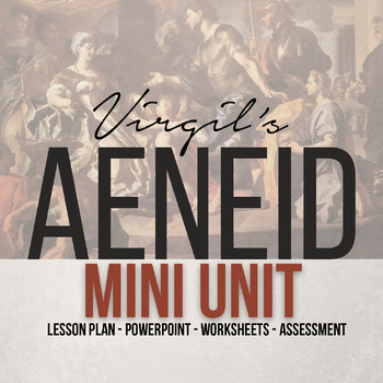 Preview of Virgil's Aeneid Mini Study | Complete Lesson Plan & Guided Reading Powerpoint