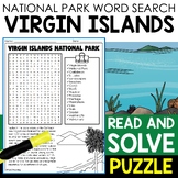 Virgin Islands National Park Word Search Puzzle National P