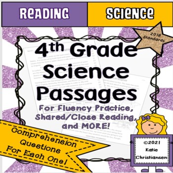 Preview of 4th Grade Science Reading Passages