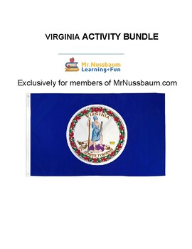 Preview of Virginia Activity Bundle