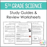 Virginia Fifth Grade Science SOL Study Guides and Review W