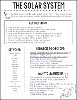 Virginia Fourth Grade Science SOL Parent Guides by Alyssa ...