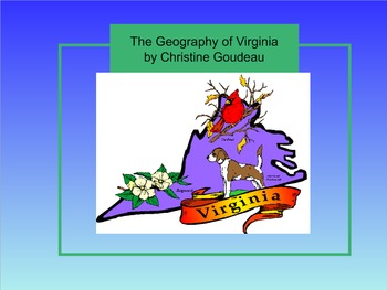 Preview of Virginia Studies SMARTboard Lesson - VA Geography - VS.2
