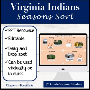 Preview of Virginia Indians Season Sort (PPT)