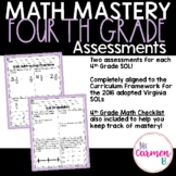 Virginia Math SOL Assessments for 4th Grade