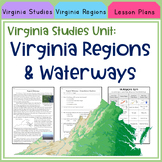Virginia Regions and Waterways - VS.2a, b, c - Virginia Geography