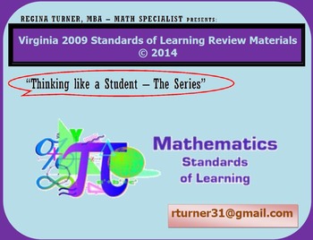 Preview of Virginia SOL Review TEIs Math Grade 6 (2009 SOLs)
