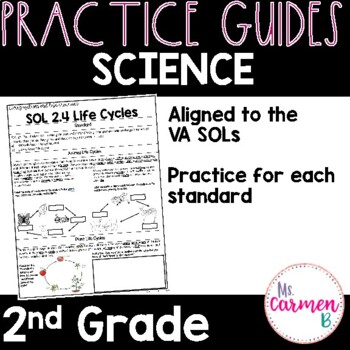 Preview of Virginia SOL Science Practice Guides for 2nd Grade