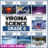 Virginia Science Grade Six Bundle