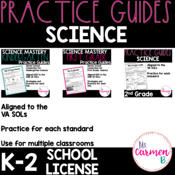 Preview of Virginia Science Practice Guides: K-2 School License
