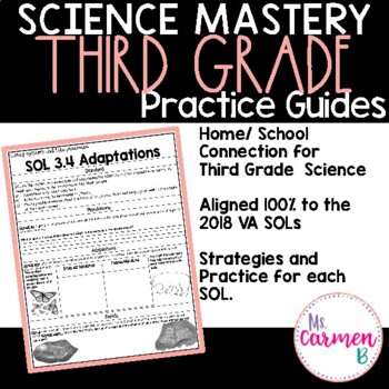 Preview of Virginia Science Practice Guides for Third Grade