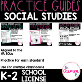 Virginia Social Studies Practice Guides: K-2 School License