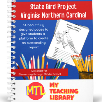 Preview of Virginia State Bird Project: Northern Cardinal