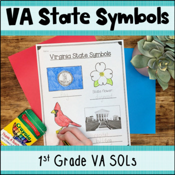 Preview of Identify Virginia State Symbols - Dogwood, Cardinal, Capitol, Flag (SOL 1.12)