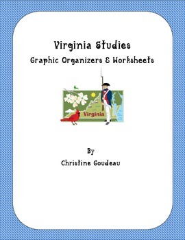 Preview of Virginia Studies- 42 Worksheets & Graphic Organizers-All Units