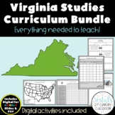 Virginia Studies Bundle- Entire Year! {PDF & Digital Included}