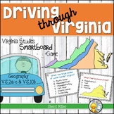 Virginia Studies Geography SOL Review Smartboard Game