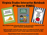Virginia Studies Interactive Notebook 4th Quarter BUNDLE