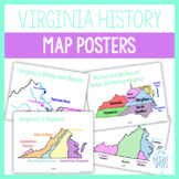 Virginia Studies Map Posters SOL