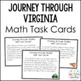 Math SOL Review & Virginia Studies Review Task Cards | Cro