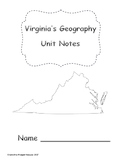 Virginia Studies Region Unit Interactive Notebook