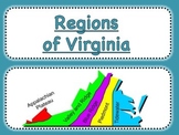 Virginia Studies Regions Matching Cards