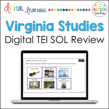 Preview of Virginia Studies SOL TEI Questions (Digital Review Activities)