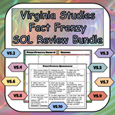 Virginia Studies VS.2,3,4,5,6,7,8,9,&10 Fact Frenzy Bundle