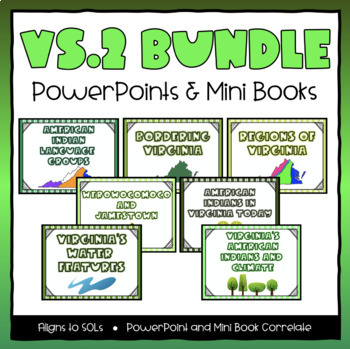 Preview of Virginia Studies VS.2 PowerPoint and Note-taking Booklet Bundle (Geography)