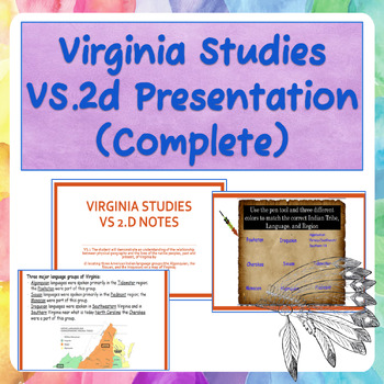 Preview of Virginia Studies VS.2d Notes Presentation (Complete)