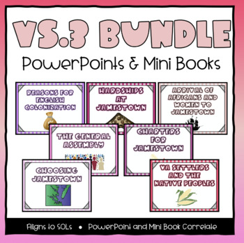 Preview of Virginia Studies VS.3 PowerPoint and Note-taking Booklet Bundle (Jamestown)