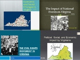 Virginia Studies VS.9 PowerPoint Bundle (covers VS.9a-d)