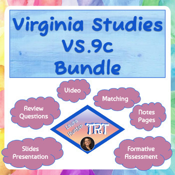 Preview of Virginia Studies VS.9c Bundle (Desegregation and Massive Resistance in VA)