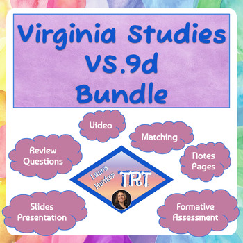 Preview of Virginia Studies VS.9d Bundle (Famous Virginians of the 20th Century)