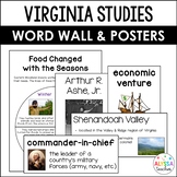 Virginia Studies Word Wall and Posters Bundle (VS.2-10)