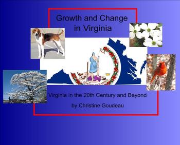 Preview of Virginia Studies SMARTboard Lesson - VA in the 20th Century - VS.9 - whole unit!