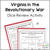 Virginia in the Revolutionary War Dice Review Activity (VS.5)