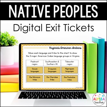 Preview of Virginia's American Indians Digital Exit Tickets (VS.2)