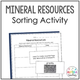 Mineral Resources Sorting Activity