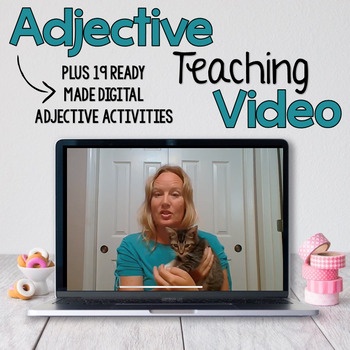 Preview of Virtual Adjective Unit | Digital Adjective Activities