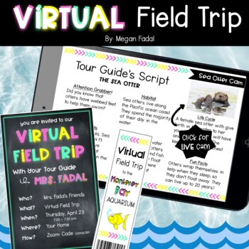 Preview of Virtual Aquarium Field Trip EDITABLE