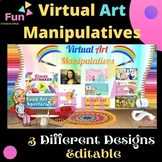 Virtual Art Manipulatives -  Bitmoji Arts and crafts class