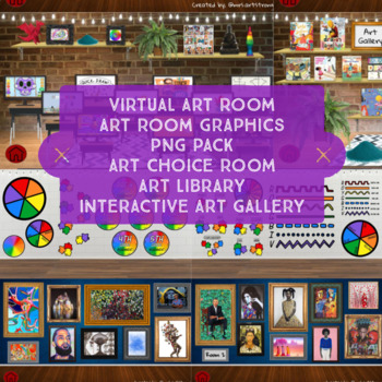 Preview of Virtual Art Room Bundle