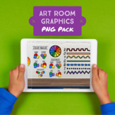 Virtual Art Room Graphics - Bitmoji Classroom