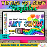 Virtual Art Show Template: Digital Resource for Elementary