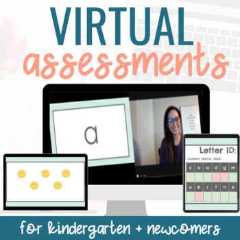 Preview of Virtual Assessments for Kindergarten and ESL Newcomers