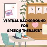 Virtual Background for SLP/SLPA/Speech Therapist