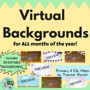 Preview of Virtual Backgrounds Year-Round for Zoom, Google Meet, Microsoft Teams & Skype