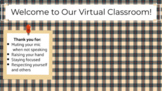 115 Virtual Backgrounds with Norms and Academic Discourse 